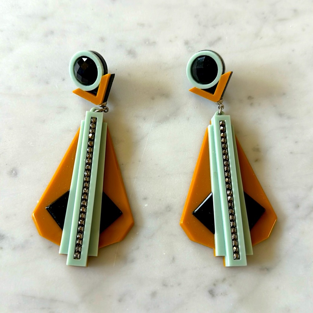 Gissa Bicalho handmade acrylic earrings